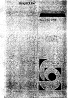 Bang & Olufsen - Beocenter_2200-Service-Manual